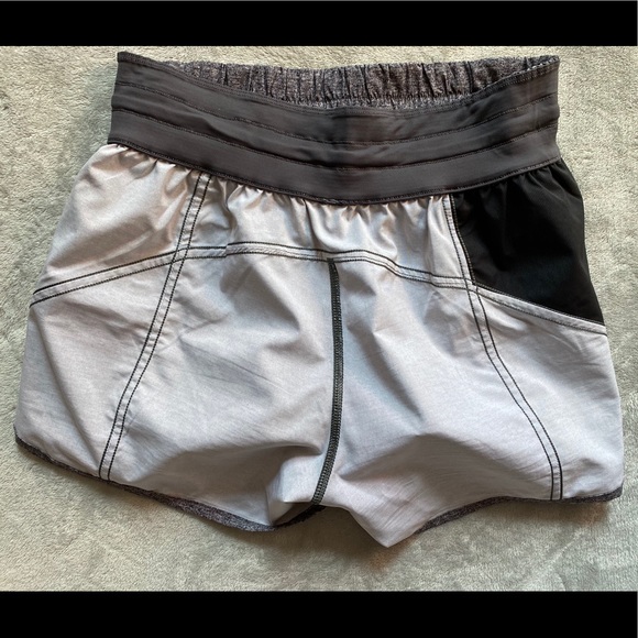 SOLD lululemon Tracker V Short in Heathered Black - Picture 5 of 7